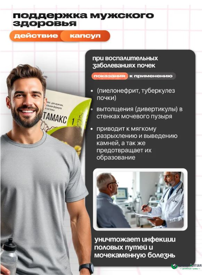 Простамакс 1, противовоспалительная формула для мочеполовой системы