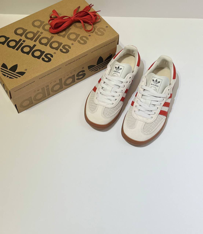 Adidas Samba OG Crystal White Preloved Red