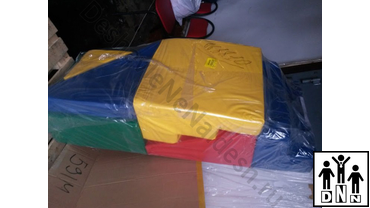 Мягкий спортивный модуль «Двойная лесенка»