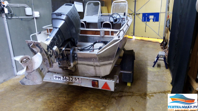 Тент на лодку WINDBOAT 47 DC