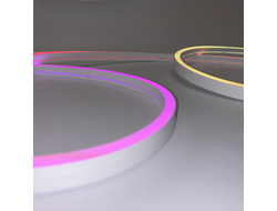 Неон S-образный RGB 24В, 10x18 мм, белый корпус