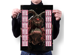 Календарь настенный Doom/ Дум №3