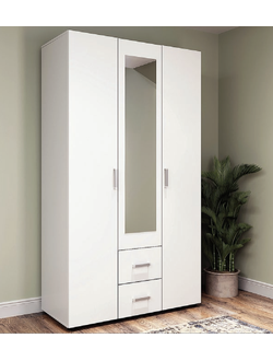 Эва ШК-019 шкаф 3х створчатый Белый