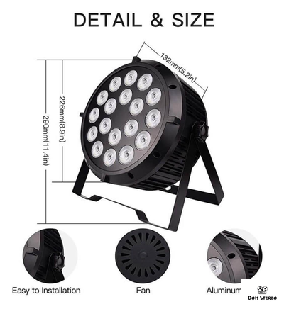 Big Dipper LPC004 Светодиодный прожектор для дискотеки