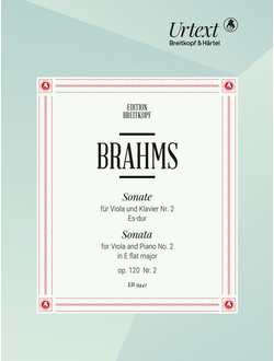 Brahms Somata for viola and piano no.2 op. 120 Nr. 2 Es-dur