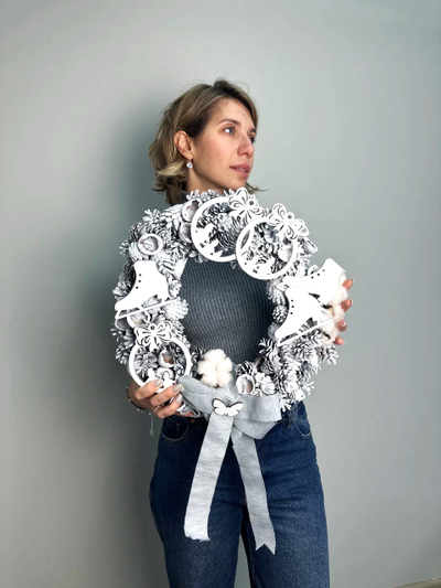 Новогодний венок № 1183