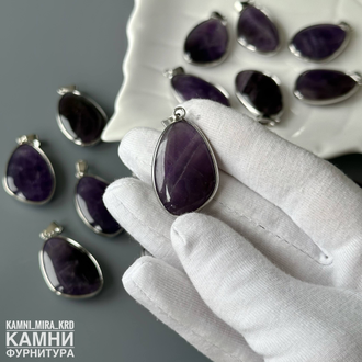 Кулон каплевидной формы 30-33х20-25 мм фри-форм, цена за штуку