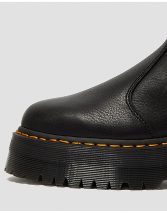 Зимние челси мужские Dr. Martens 2976 Black c мехом Chelsea