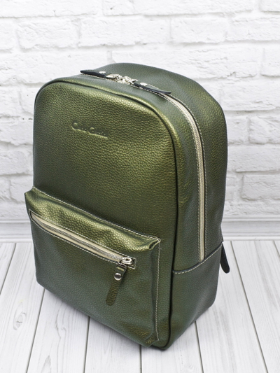 Женский кожаный рюкзак Albiate Premium gold kiwi (арт. 
3103-59)