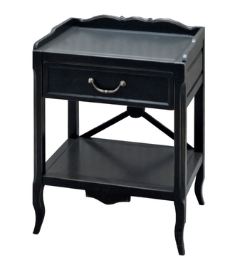 Тумба прикроватная с ящиком и полкой.