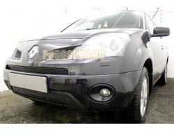 Защита радиатора Renault Koleos 2008-2011 black низ PREMIUM