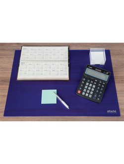Коврик на стол Attache Selection 47,5x66см, прозрачный синий, 2808-501