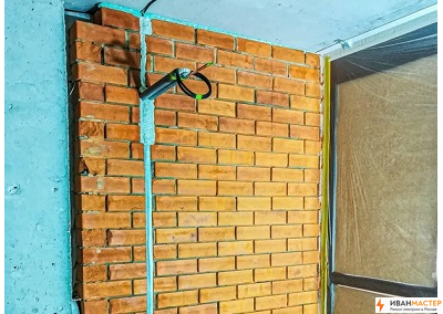 Штробление стен под кондиционер в новостройке Москва ИВАНМАСТЕР