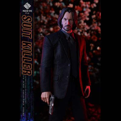 Джон Уик (Киану Ривз, &quot;Джон Уик&quot;) - Коллекционная ФИГУРКА 1/6 scale Suit killer (PT-sp61) - PRESENT TOYS