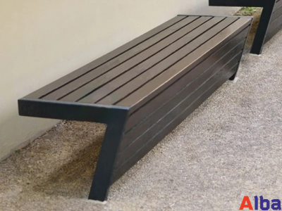 лавка без спинки во вдор