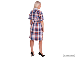 Платье в клетку Кини-FSV р.52 (Акция)