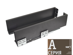 Комплект ящика серии A, 116х450мм, АНТРАЦИТ, Soft-Close,  (690-11645-09)  TALISMAN *