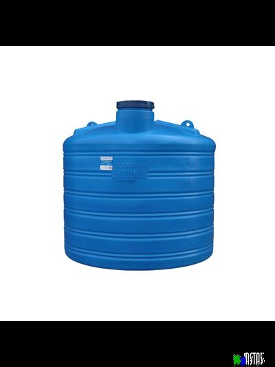 Емкость 5000 литров синяя вертикальная