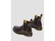 Челси Dr Martens 2976 Yellow Stitch Smooth Leather Chelsea Boots Dark Red