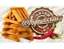 Лутовские Тайский перец, гренки пшенично-ржаные, в упаковке 1 кг