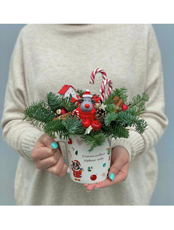 13 Кружка СЕРЕБРО ВНУТРИ, УЦЕНКА