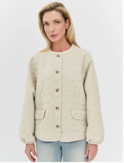 Куртка светло-бежевая