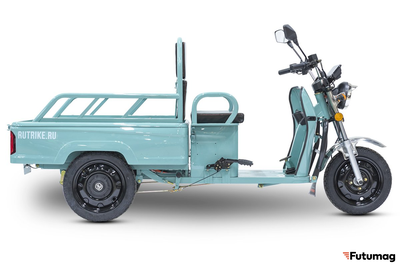 Грузовой электротрицикл Rutrike Амулет 1100 72V1000W бирюзовый