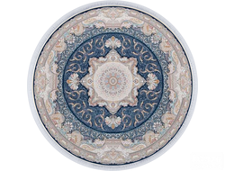 КОВЕР ИРАНСКИЙ Mashad 1500 G144 d. blue / 2*2 м круг