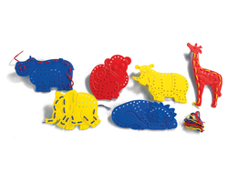 Шнуровки «Дикие животные». Набор