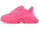 Balenciaga Triple S Sneaker Fluorescent Pink женские