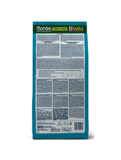 Корм для стерилизованных кошек Monge BWild Grein Free беззерновой с тунцом 1,5 кг