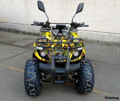 Квадроцикл GreenCamel Atakama T320 (48V 1000W R8 Дифференциал) армейский желтый
