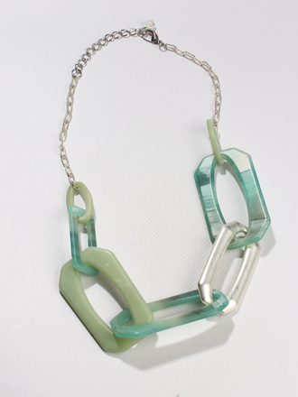 Украшение из акрила  "ЦЕПИ" голубое