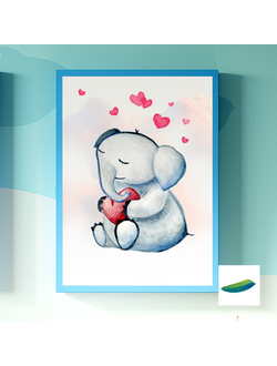 Постер «Слоник» из детской коллекции