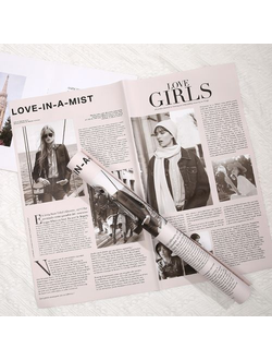 Пленка флористическая "Газета Love girls" 57*57см 20шт Светло-розовый ПЛ23/21