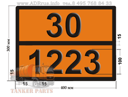 Табличка опасности керосин 30-1223