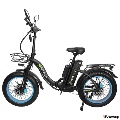 Электровелосипед Syccyba H2 (F11) DUAL 20AH синий