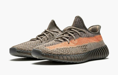 Adidas Yeezy Boost 350 v2 Ash Stone (Коричневые с оранжевым)