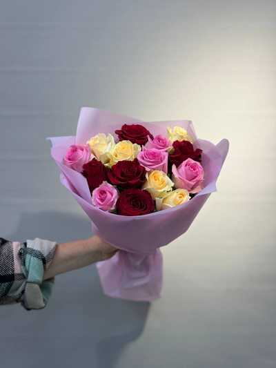 Букет из кенийских роз 15