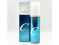 [Enough] Тональный крем с тройным коллагеном 23N. Collagen 3x Moisture Foundation SPF 15, 100мл