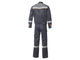 Костюм "Фавор" с СОП темно-серый, куртка с полукомбинезоном спина
