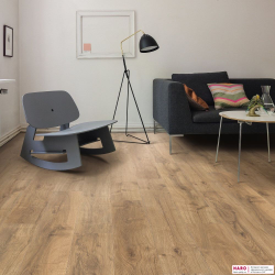 Декор ламината Haro Дуб Терана 535239 в интерьере комнаты