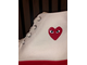 Купить оригинальные Кеды Converse Comme des Garcons PLAY с красной подошвой A01794C живое фото