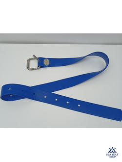 Ремень Scorpena марсельский силиконовый синий 149см