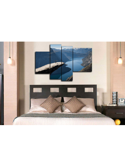 Модульная картина "Акробатика на природе"