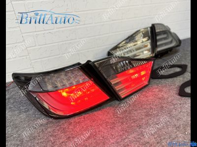 Стопы Toyota Camry 50 стиль BMW черные дымчатые