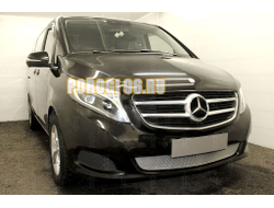 Защита радиатора Mercedes-Benz V-Klass II 2014- chrome PREMIUM