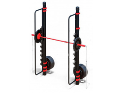 Воркаут тренажер для приседаний со штангой, нагрузка 115 кг Д-108 AVW015