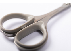 Ножницы "Gamma" ROS-04 для рукоделия в блистере 89 мм с прорезиненными ручками