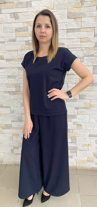 Джемпер 484-0323 синий